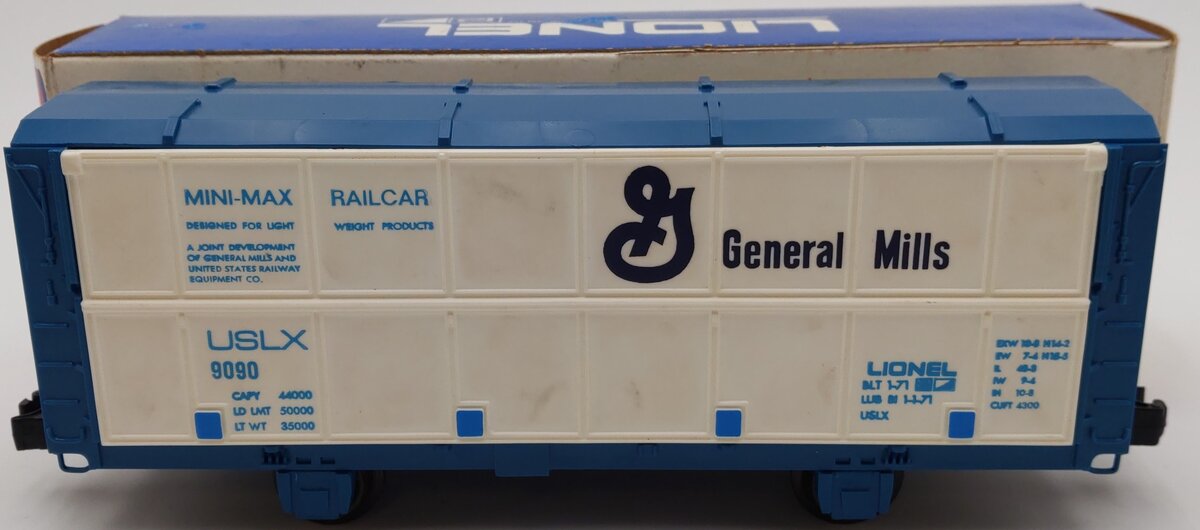 Lionel 6-9090 O Gauge General Mills Boxcar #9090 EX/Box