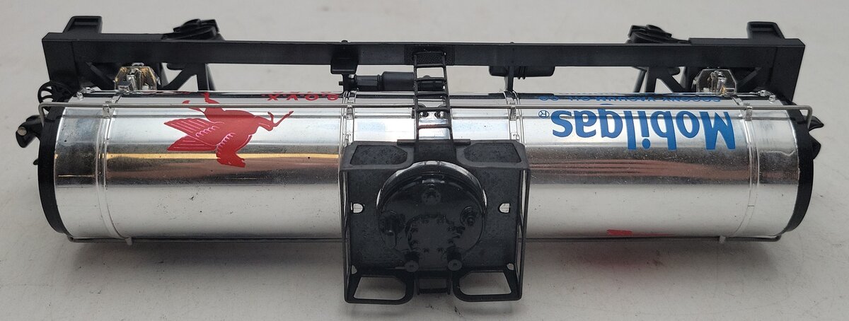 Lionel 6-9156 O Gauge Mobilgas Plated Single Dome Tank Car VG/Box