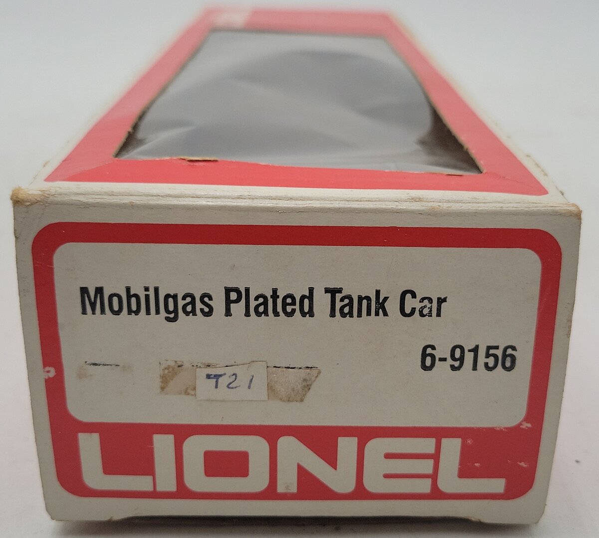 Lionel 6-9156 O Gauge Mobilgas Plated Single Dome Tank Car VG/Box