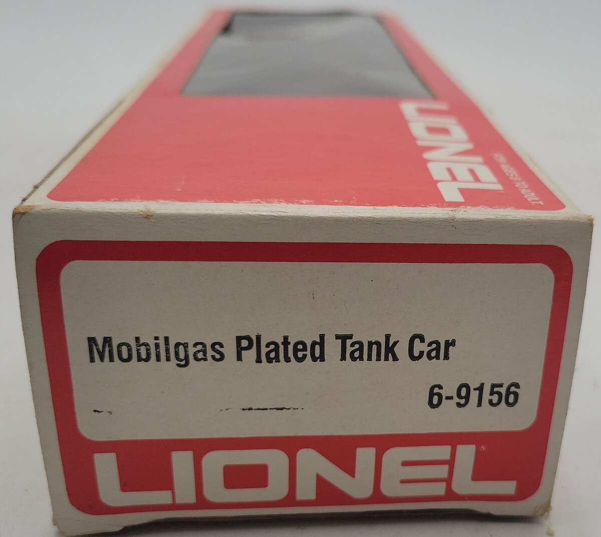 Lionel 6-9156 O Gauge Mobilgas Plated Single Dome Tank Car VG/Box