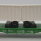 Lionel 6-9120 Northern Pacific Flatcar w/ 2 Vans EX