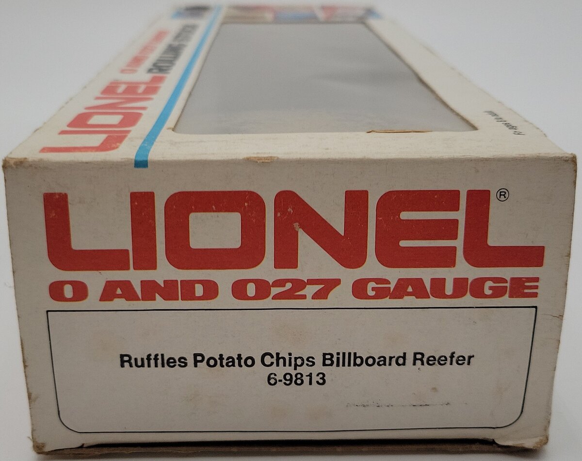 Lionel 6-9813 O Gauge Ruffles Potato Chips Billboard Reefer Car #9813 LN/Box