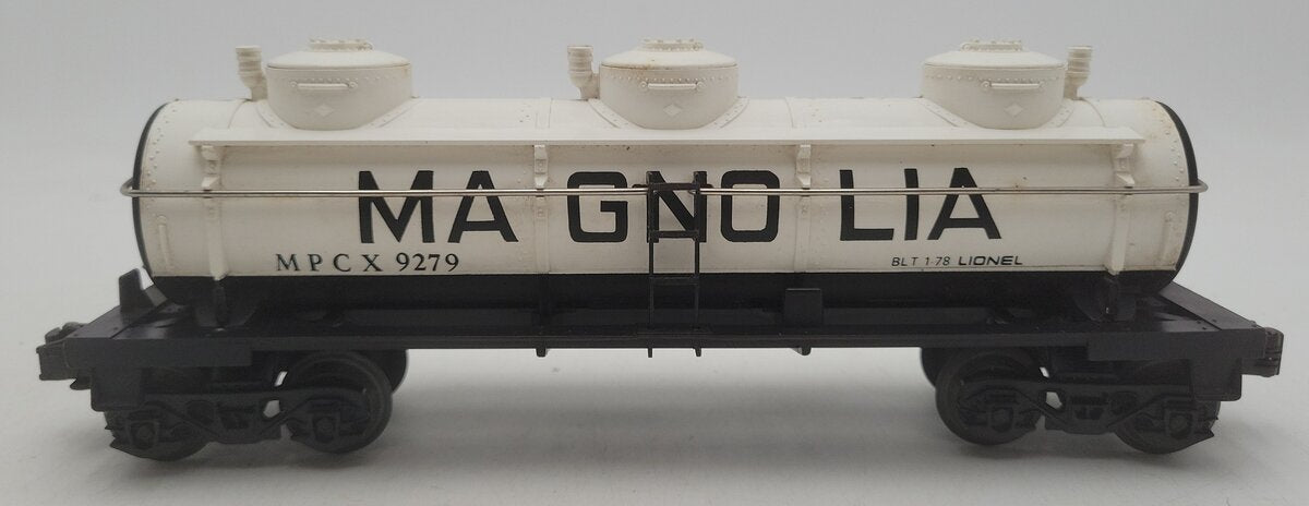 Lionel 6-9279 O Gauge Magnolia 3-Dome Tank Car VG/Box