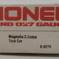 Lionel 6-9279 O Gauge Magnolia 3-Dome Tank Car VG/Box