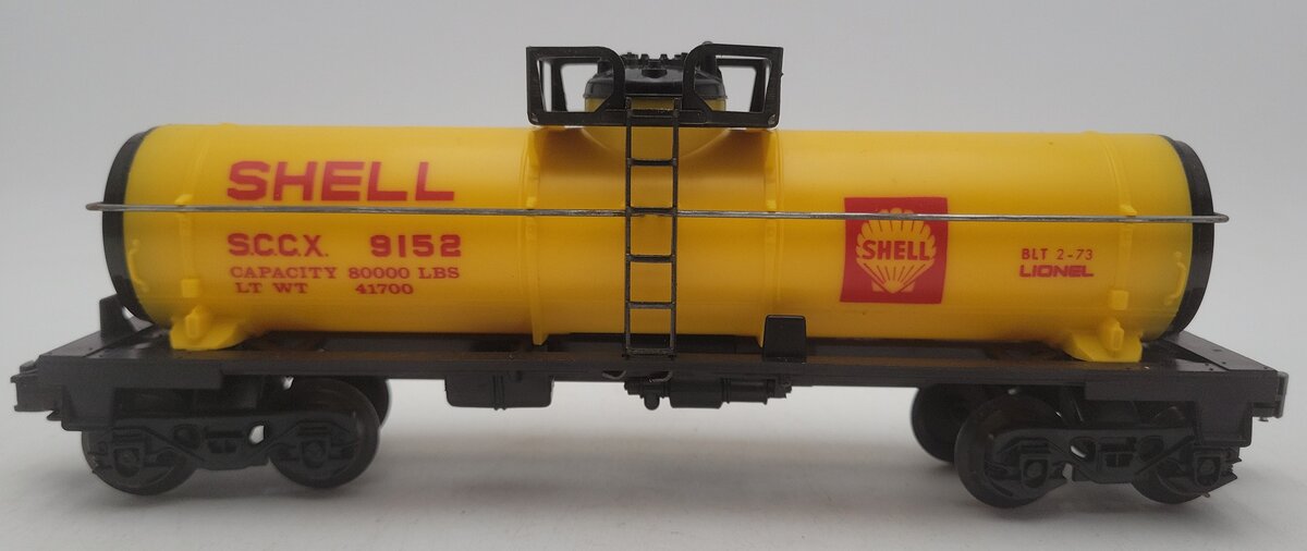 Lionel 6-9152 O Gauge Shell Single Dome Tank Car #9152 VG/Box