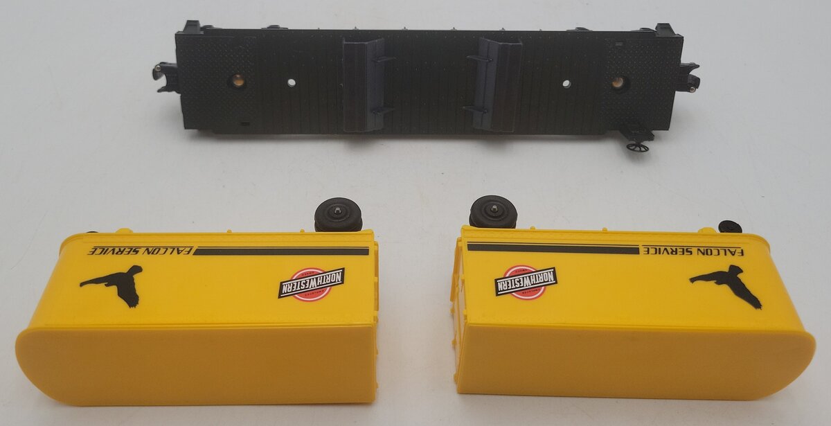 Lionel 6-9352 O Gauge Chicago & Northwestern Piggyback Flatcar w/Trailers EX/Box