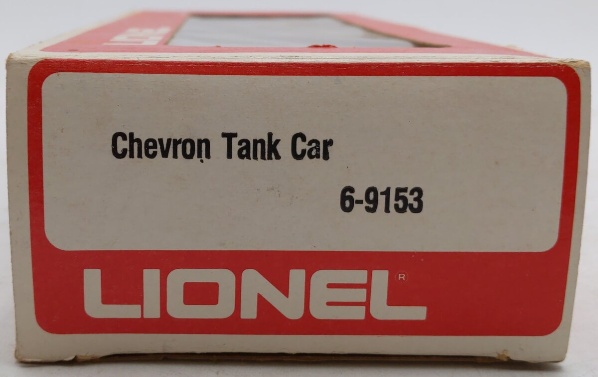 Lionel 6-9153 O Gauge Chevron Single Dome Tank Car EX/Box
