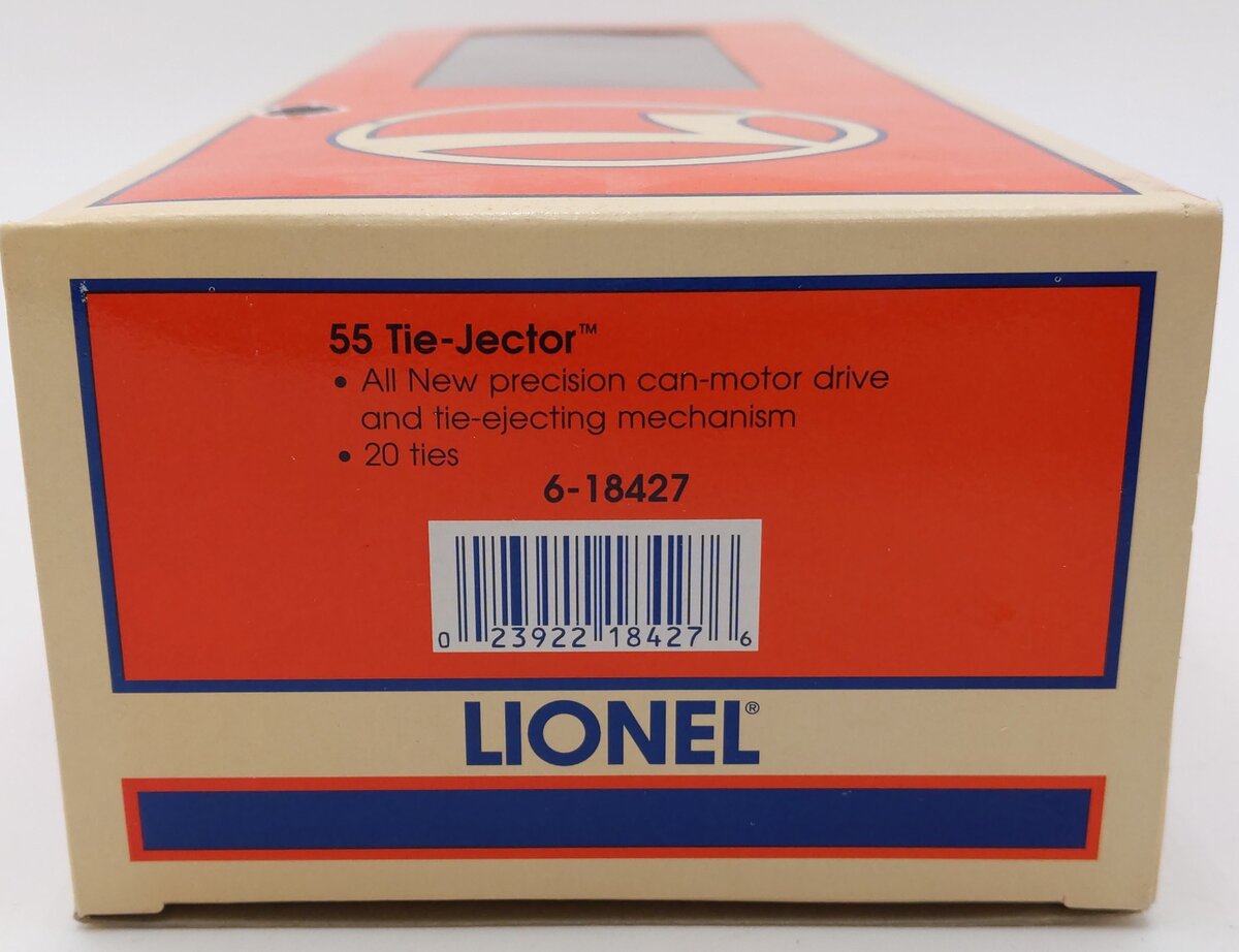 Lionel 6-18427 O Gauge Tie-Jector Operating Car #55 EX/Box