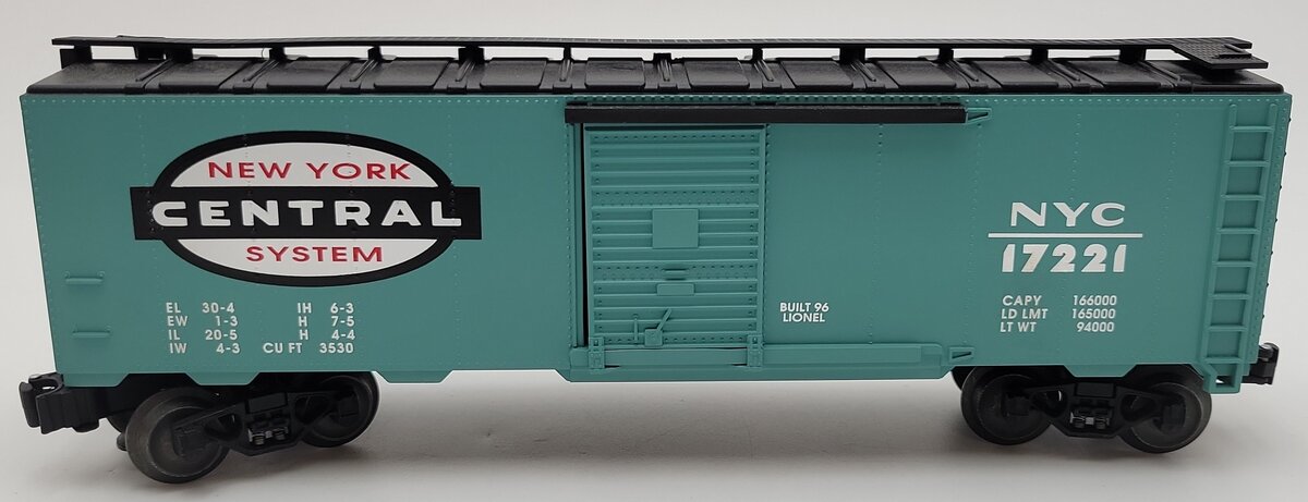 Lionel 6-17221 O Gauge New York Central Standard Boxcar #17221 EX/Box
