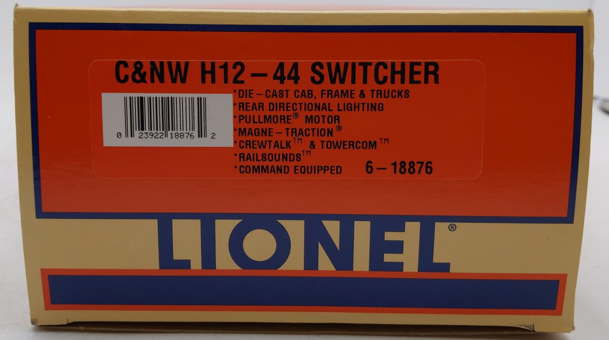 Lionel 6-18876 O Chicago & North Western H-12-44 Diesel Switcher #1053 EX/Box
