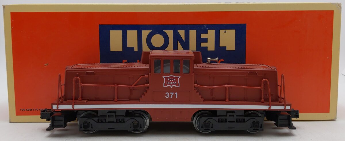 Lionel 6-18907 O Gauge Rock Island 44 Ton Powered Diesel Locomotive #371 EX/Box