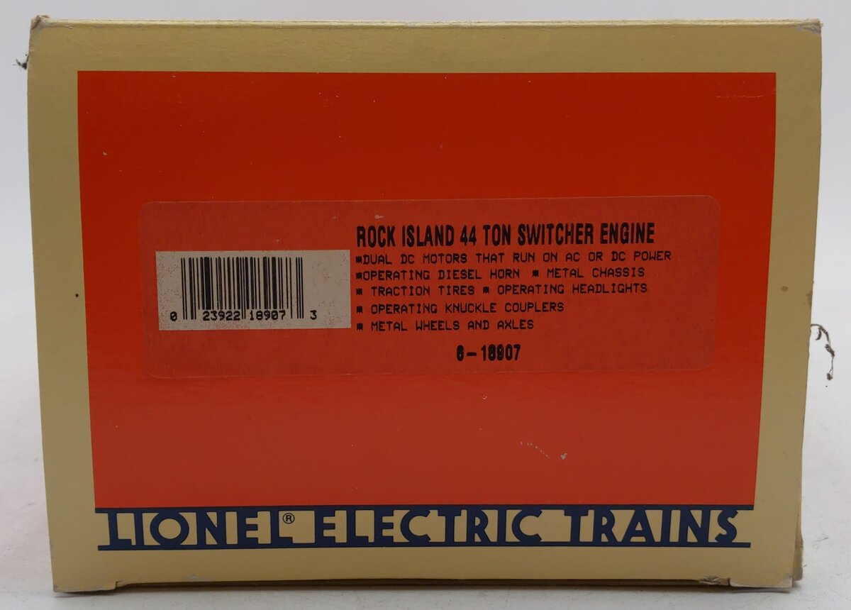 Lionel 6-18907 O Gauge Rock Island 44 Ton Powered Diesel Locomotive #371 EX/Box