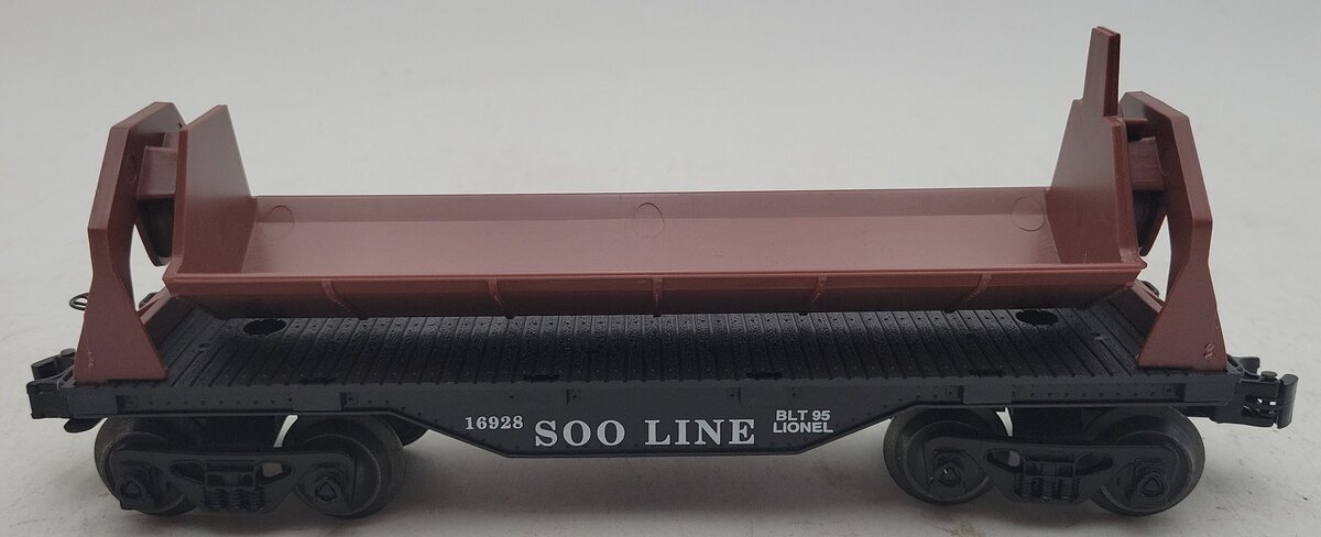 Lionel 6-16928 O Gauge Soo Lines Flatcar w/Dump Bin LN/Box
