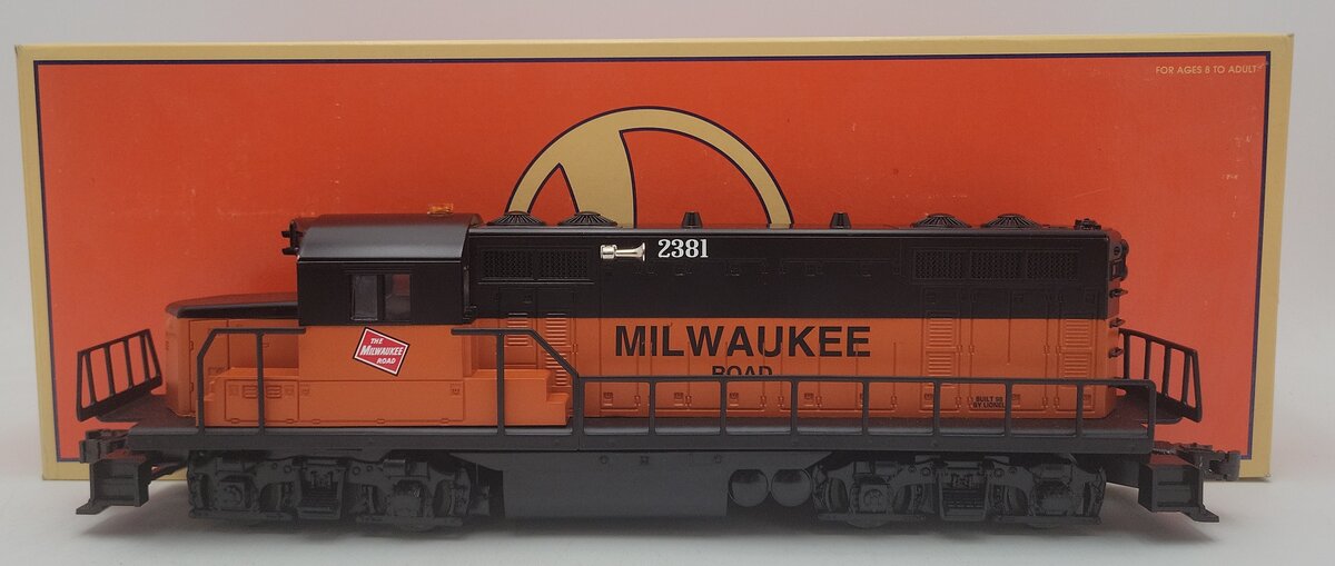 Lionel 6-18574 O Gauge Milwaukee Road GP-20 Diesel Locomotive #2381 EX/Box