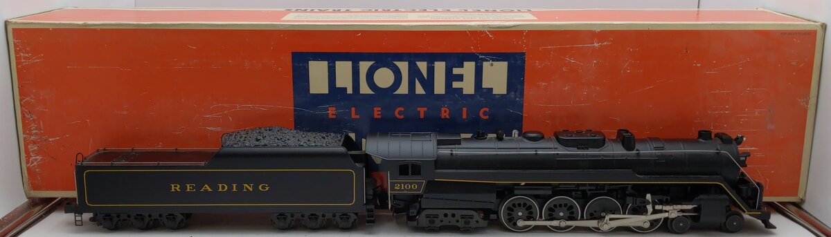 Lionel 6-18006 O Gauge Reading T-1 4-8-4 Steam Locomotive & Tender #2100 EX/Box