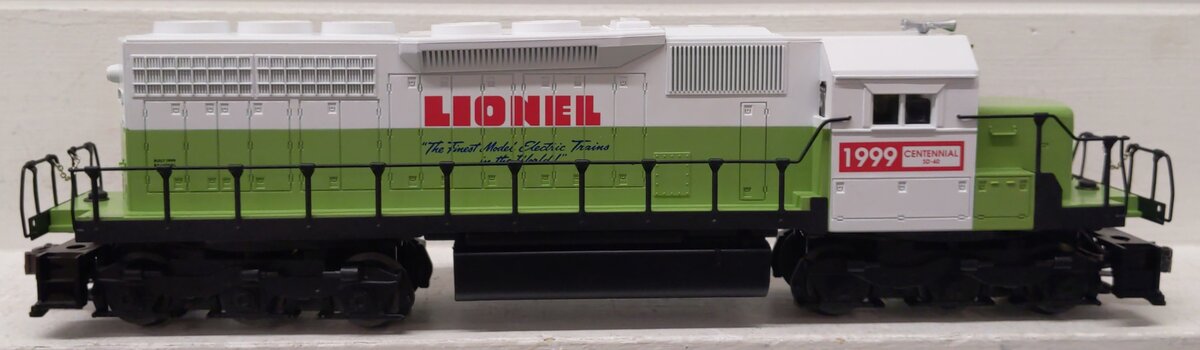 Lionel 6-18585 O Centennial SD-40 Diesel Locomotive #1999 EX/Box