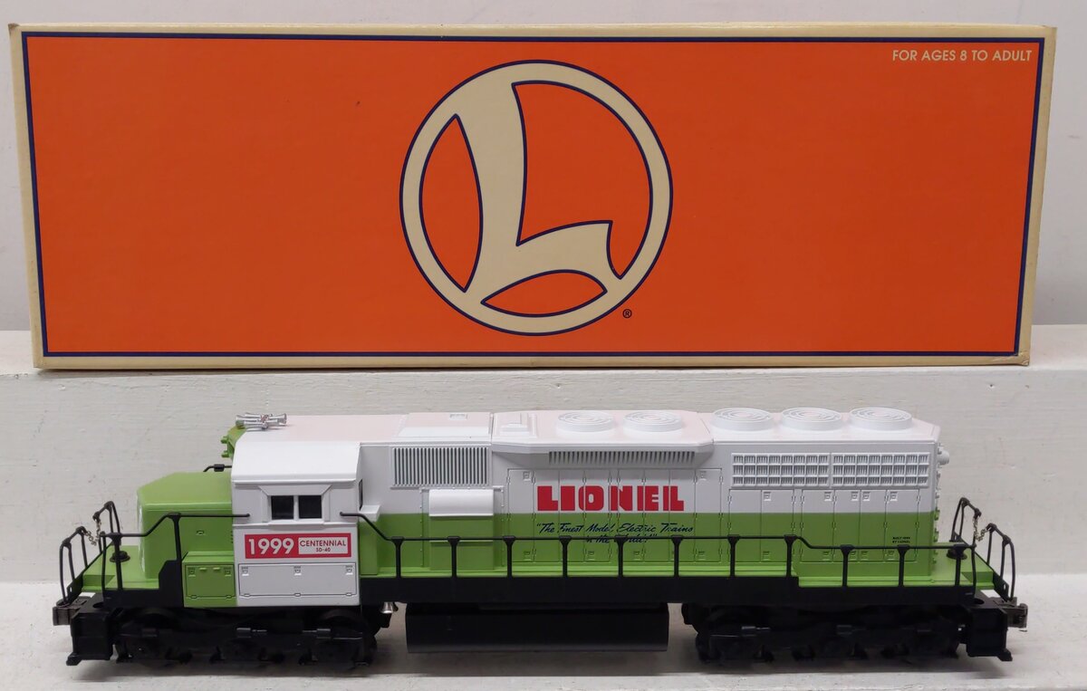 Lionel 6-18585 O Centennial SD-40 Diesel Locomotive #1999 EX/Box