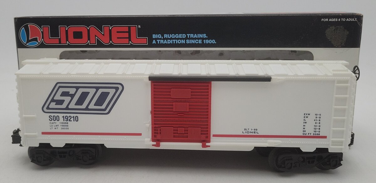 Lionel 6-19210 O Gauge Soo Line Boxcar EX/Box