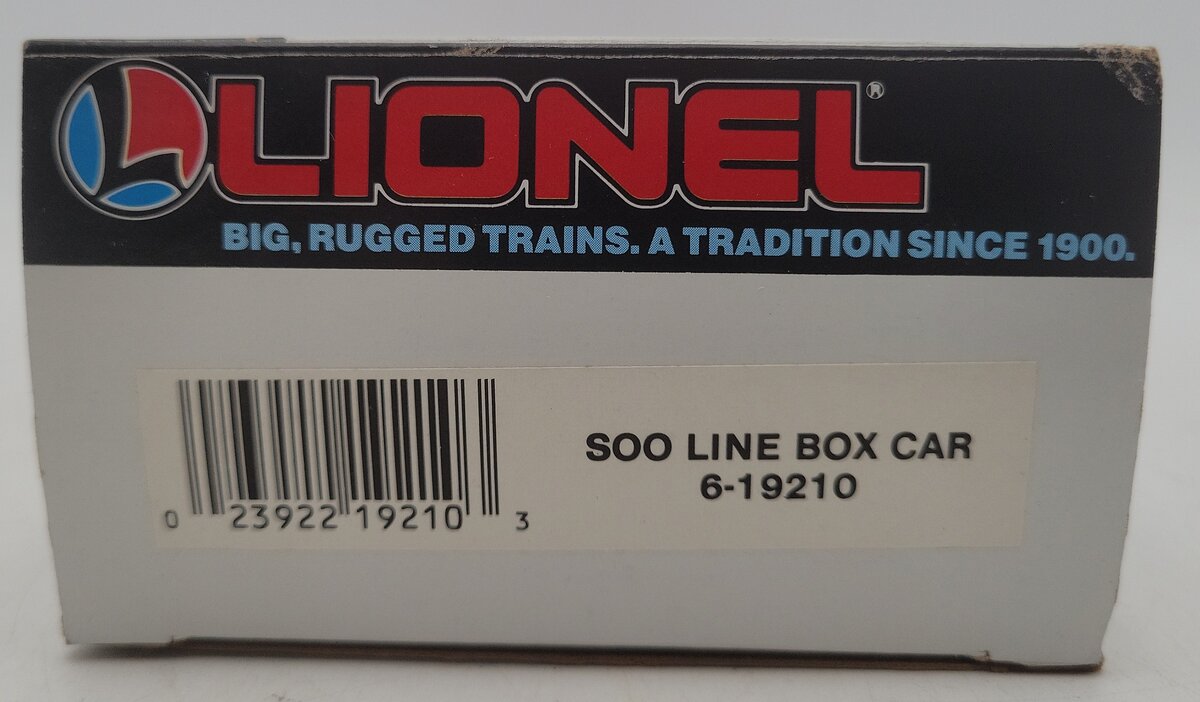 Lionel 6-19210 O Gauge Soo Line Boxcar EX/Box