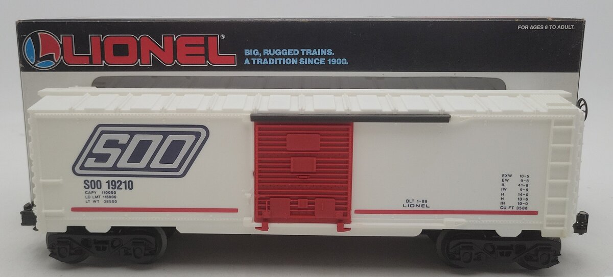 Lionel 6-19210 O Gauge Soo Line Boxcar EX/Box
