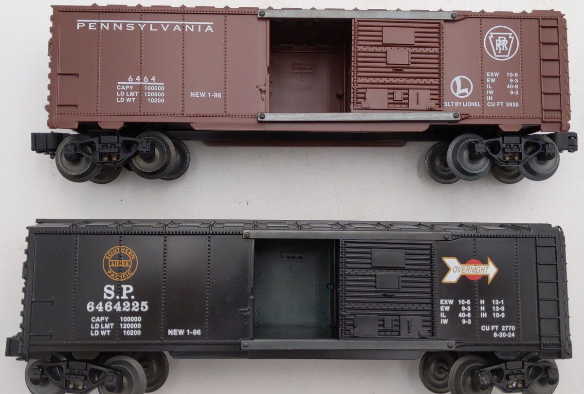 Lionel 6-19272 O Gauge 6464 Boxcars Series 3-Car Set #4 EX/Box