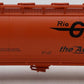 Lionel 6-19344 O Gauge Rio Grande 3-Bay Cylindrical Hopper #15590 LN/Box