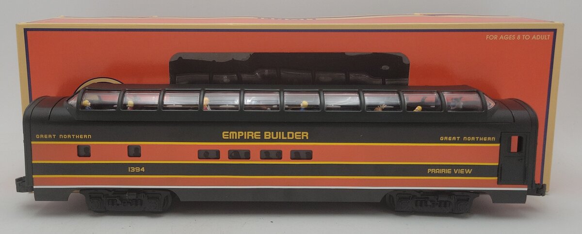 Lionel 6-19181 Great Northern "Prairie View" Aluminum Full Vista Dome Car EX/Box
