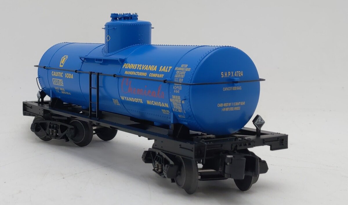 Lionel 6-19645 O Gauge Pennsylvania Salt 8,000 Gallon Tank Car #4724 LN/Box