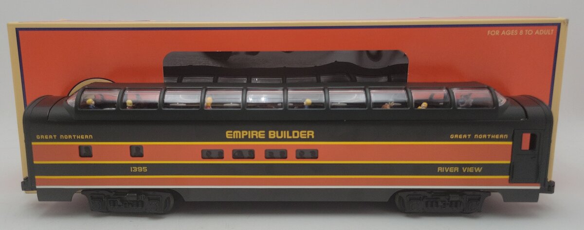 Lionel 6-19182 O Gauge Great Northern Aluminum Full Vista Dome Car #1395 EX/Box