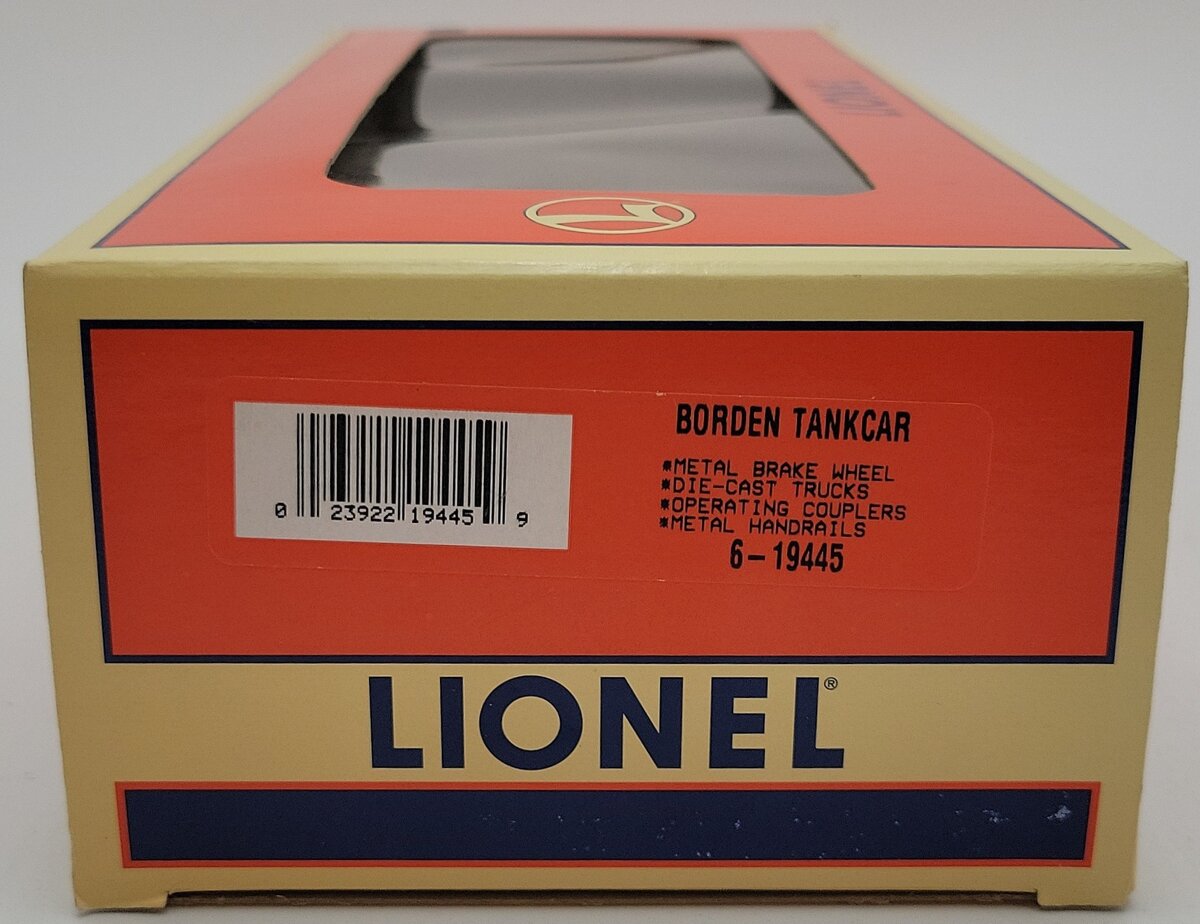 Lionel 6-19445 O Gauge Borden Milk Tank Car #520 EX/Box
