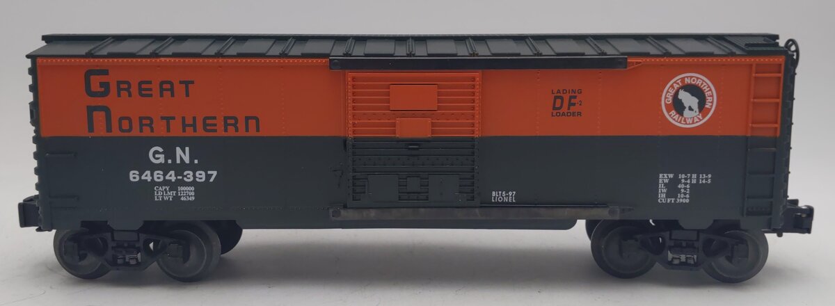 Lionel 6-19291 O Gauge Great Northern Boxcar #6464-397 LN/Box