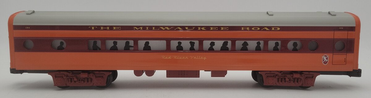 Lionel 6-19185 O Gauge Milwaukee Red River Valley Aluminum Coach #194 EX/Box