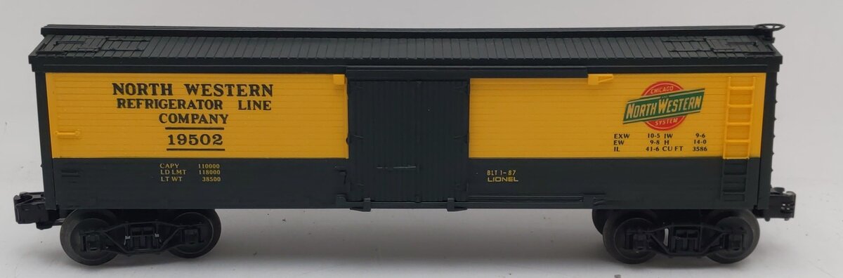 Lionel 6-19502 O Gauge Chicago North Western Woodside Reefer EX/Box