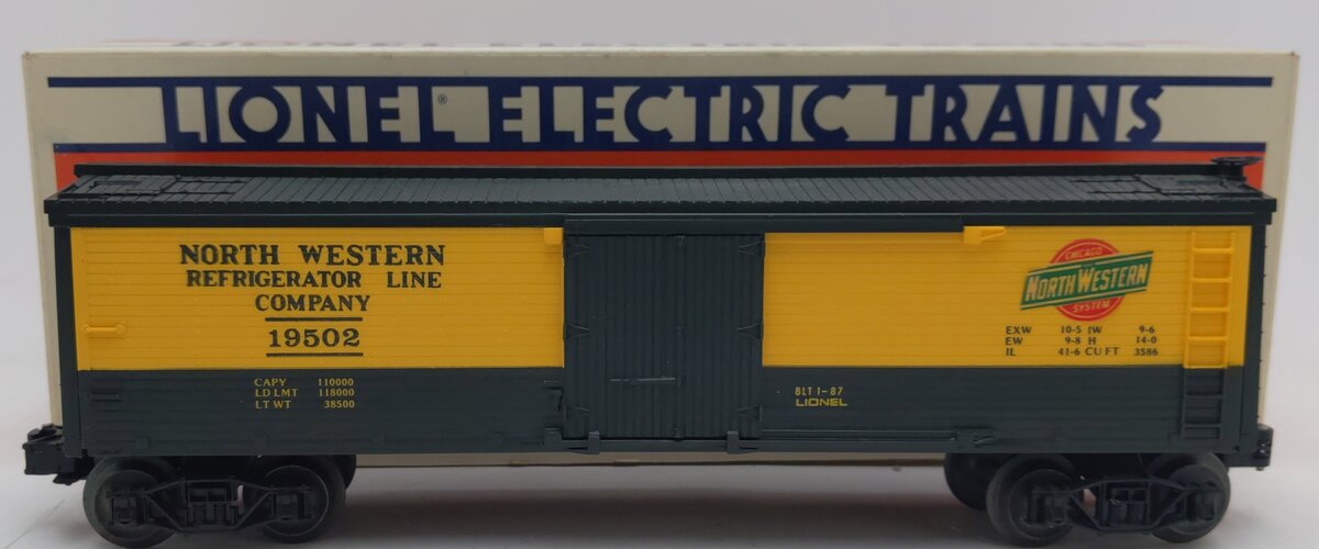 Lionel 6-19502 O Gauge Chicago North Western Woodside Reefer EX/Box