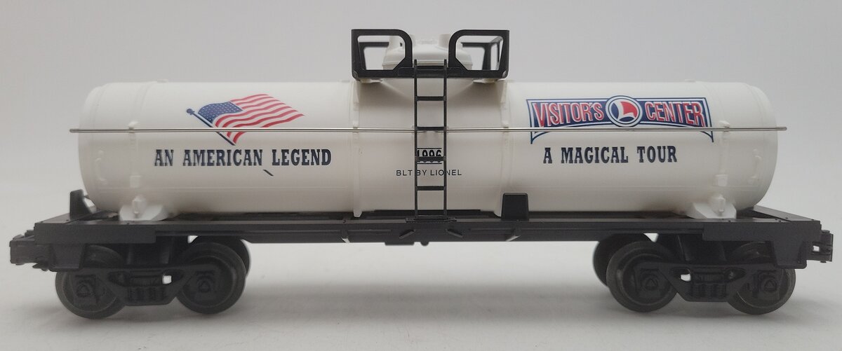 Lionel 6-19944 O Gauge Visitors Center White Single Dome Tank Car EX/Box