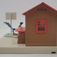 Lionel 6-12955  O Gauge Road Runner & Wile E. Coyote Ambush Shack EX/Box