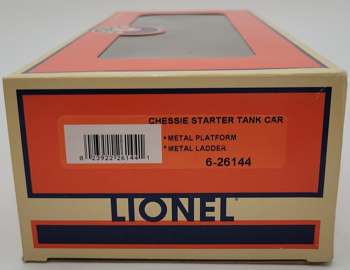 Lionel 6-26144 O Gauge Chessie Starter Tank Car #2233 LN/Box