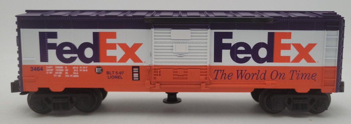 Lionel 6-19835 O Gauge FedEx Operating Boxcar #3464 LN/Box