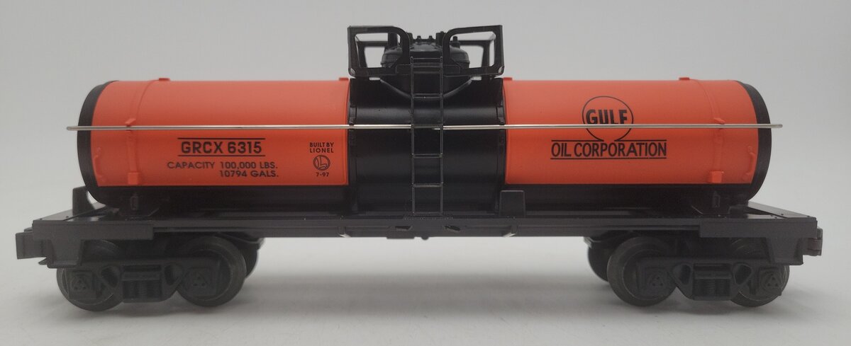 Lionel 6-19611 O Gauge Gulf Single Dome Tank Car #6315 EX/Box
