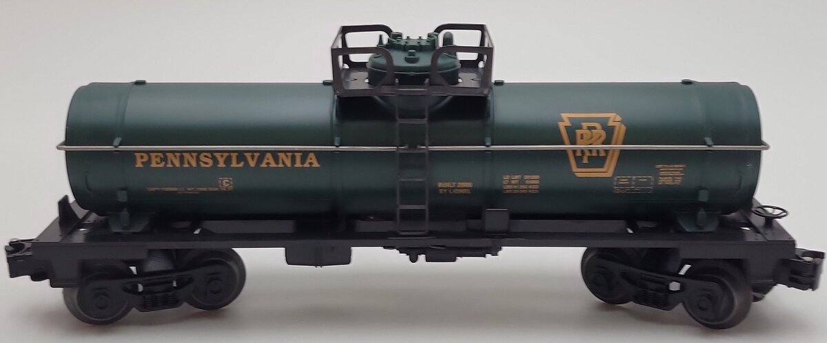 Lionel 6-26100 O Gauge Pennsylvania Single Dome Tank Car EX/Box