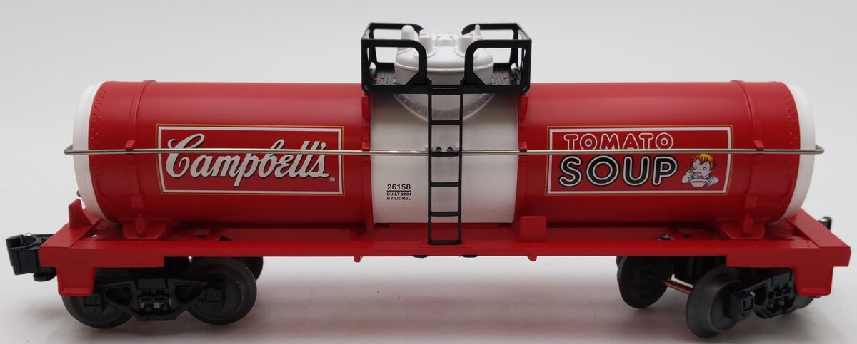 Lionel 6-26158 O Campbell's Soup Tank Car LN/Box