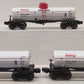 Lionel 6-26973 O Gauge Getty Single Dome Tank Car 3-Pack Set LN/Box