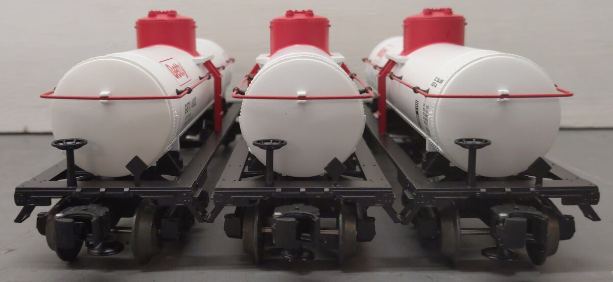 Lionel 6-26973 O Gauge Getty Single Dome Tank Car 3-Pack Set LN/Box