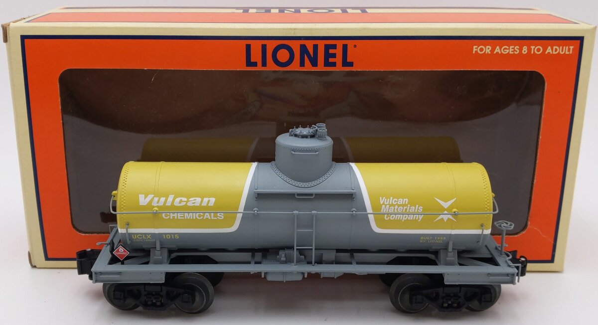 Lionel 6-19615 O Gauge Vulcan 8,000 Gallon Tank Car #1015 LN/Box