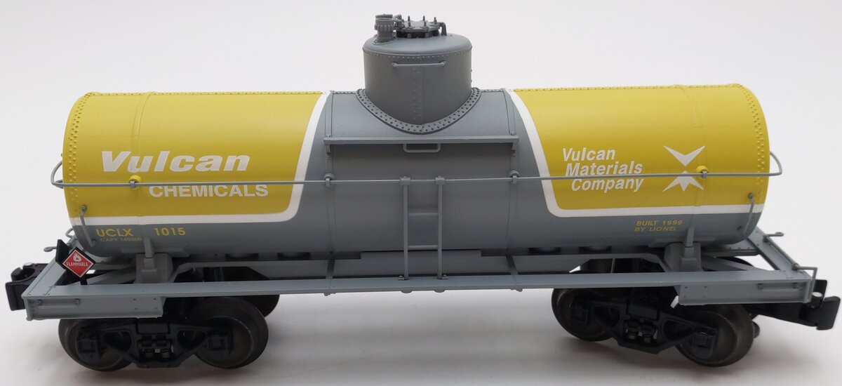 Lionel 6-19615 O Gauge Vulcan 8,000 Gallon Tank Car #1015 LN/Box