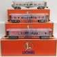 Lionel 6-29086 O Platinum Ghost Clear Shell Madison Passenger Cars (Set of 3) LN/Box