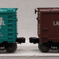 Lionel 6-21756 O Gauge Overstamped CR/PC Boxcars (Set of 2) LN/Box