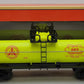 Lionel 6-26102 O Gauge AEC Glow in the Dark Single Dome Tank Car EX/Box