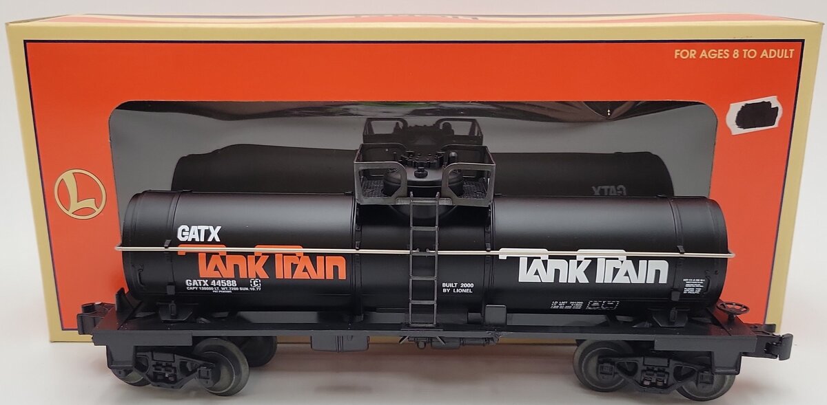 Lionel 6-26103 O Gauge GATX Tank Train Single Dome Tank Car LN/Box