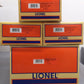 Lionel 6-26713 O Gauge Western Maryland 3-Car Standard Flatcars w/Log Loads Set NIB